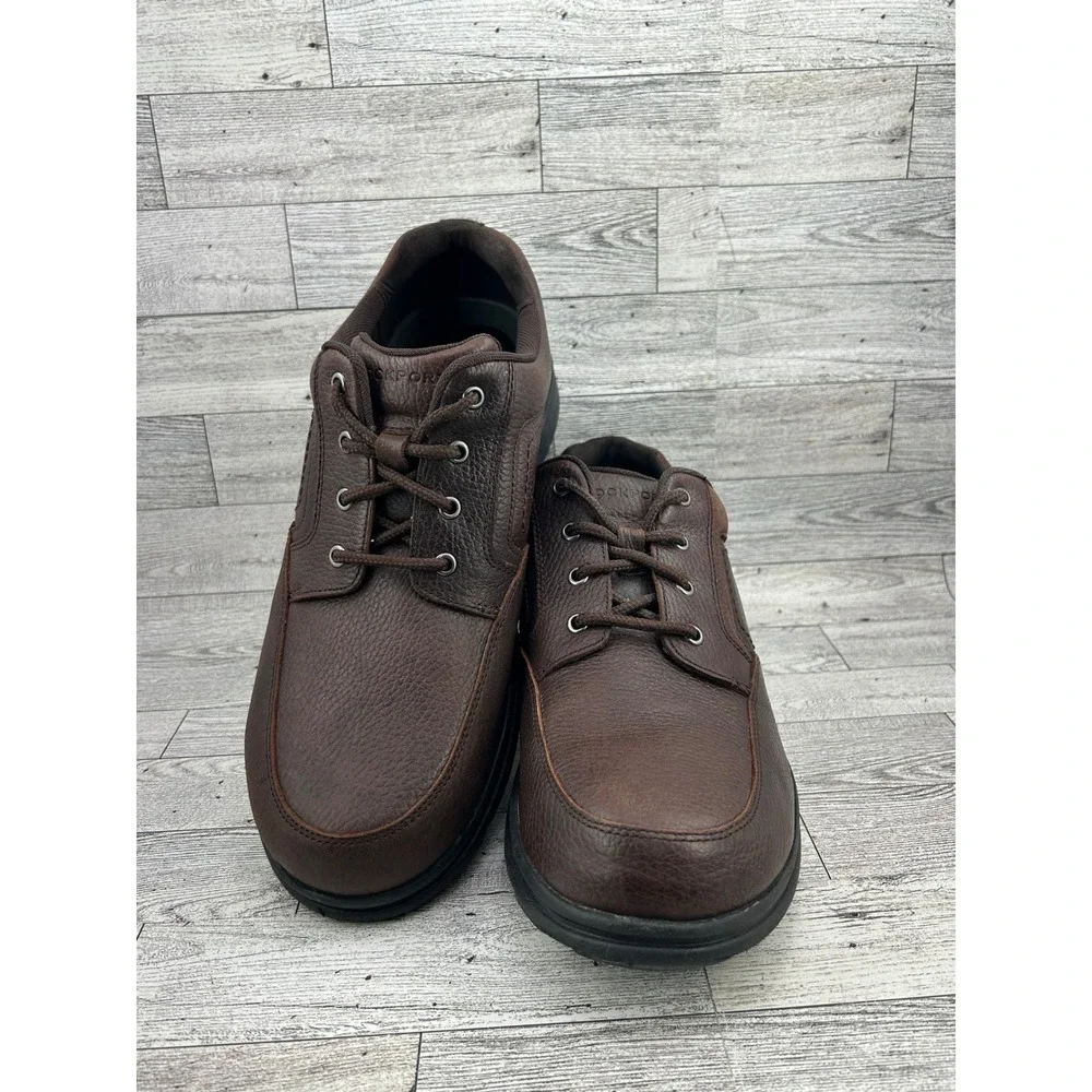 Rockport Northfield Mens Brown Leather‎ Oxford Shoes CG8972 Size 11.5 M
